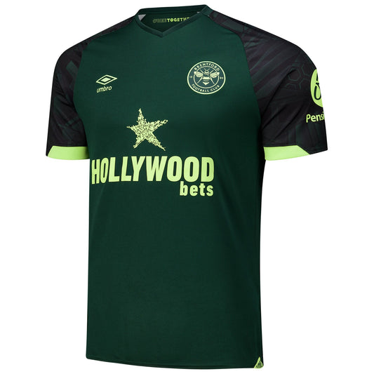 Brentford FC Umbro 2024/25 Third Jersey - Black/Green