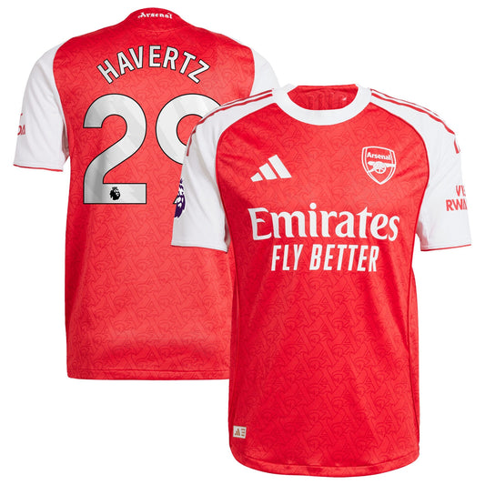 Kai Havertz Arsenal adidas 2025/26 Home Player Jersey - Red