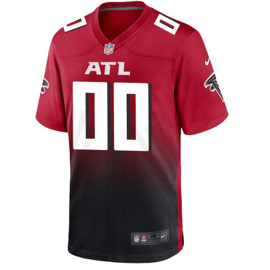 Atlanta Falcons Unisex Alternate Customized Game Jersey - Red - Champions Jerseys