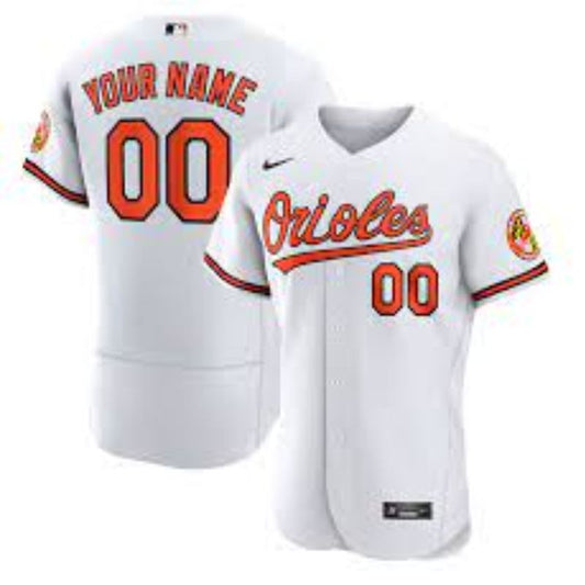 Baltimore Orioles Home Pro Official Unisex Custom Jersey - White - Champions Jerseys