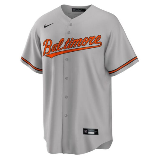 Baltimore Orioles Team Road Unisex Custom Jersey - Gray - Champions Jerseys