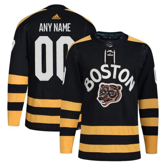Boston Bruins Unisex 2023 Winter Classic Custom Jersey - Black - Champions Jerseys