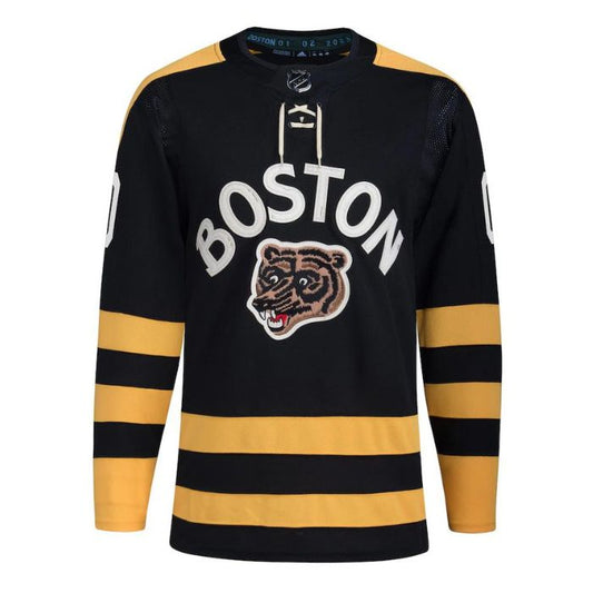 Boston Bruins Unisex 2023 Winter Classic Custom Jersey - Black - Champions Jerseys