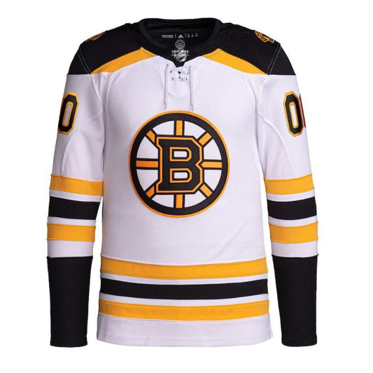 Boston Bruins Unisex Away Primegreen  Pro Customized Jersey - White - Champions Jerseys