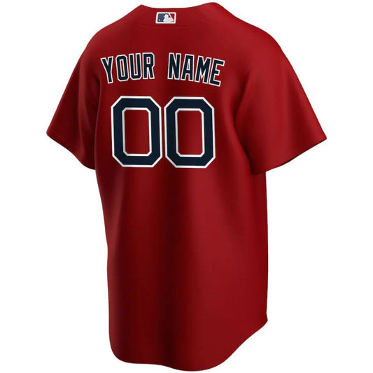 Boston Red Sox Team Alternate Unisex Custom Jersey - Red - Champions Jerseys
