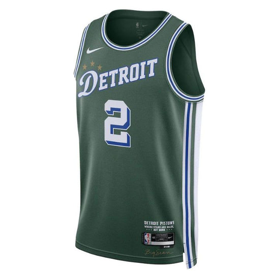 Cade Cunningham Detroit Pistons Unisex 2022/23 Swingman Jersey - City Edition - Green - Champions Jerseys