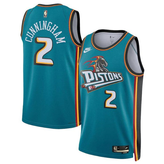 Cade Cunningham Detroit Pistons Unisex 2022/23 Swingman Jersey Teal - Classic Edition - Champions Jerseys