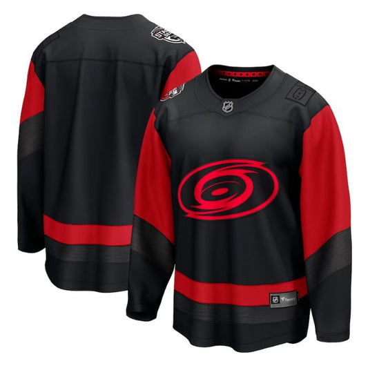 Carolina Hurricanes Unisex 2023  Series Breakaway Custom Jersey - Black - Champions Jerseys