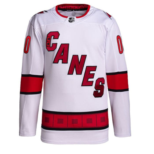 Carolina Hurricanes Unisex Away Primegreen Pro Custom Jersey – White - Champions Jerseys
