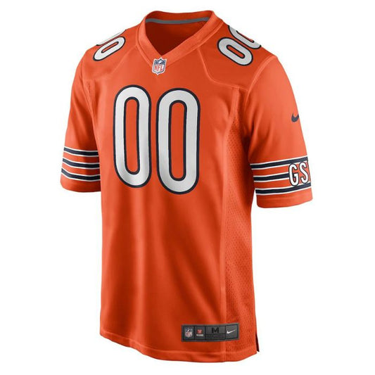 Chicago Bears Unisex Shirt Alternate Customized Game Jersey - Orange - Champions Jerseys
