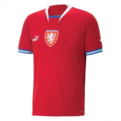 Czech Republic National Team Home Shirt 2022  customized Jersey Unisex - Red - Jersey Teams World