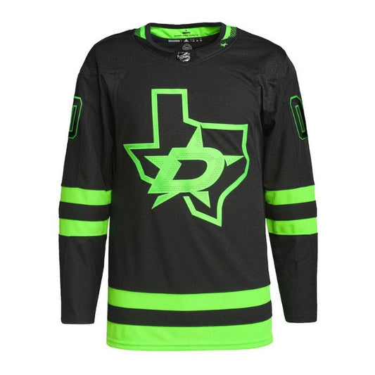 Dallas Stars Team Alternate Primegreen Unisex Pro Custom Jersey - Black - Champions Jerseys
