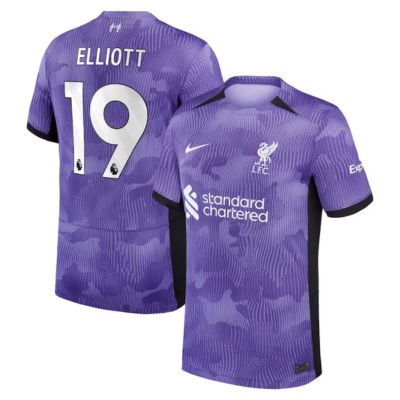 Elliott Liverpool Third Stadium Shirt 2023-24 Jersey Player