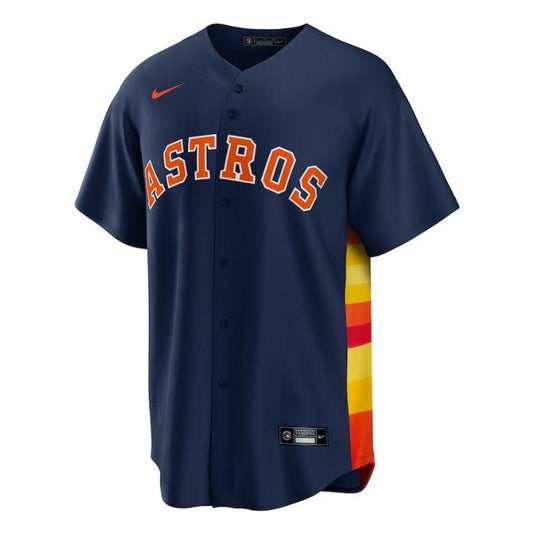 Houston Astros Team Alternate Custom Team Jersey - Navy - Champions Jerseys