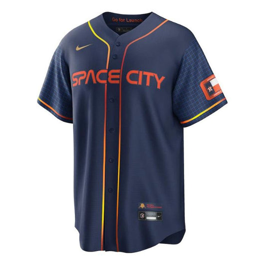 Houston Astros Team City Connect Unisex Custom Jersey - Navy - Champions Jerseys