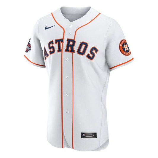 Houston Astros Team Pro Home Unisex Custom Jersey - White - Champions Jerseys