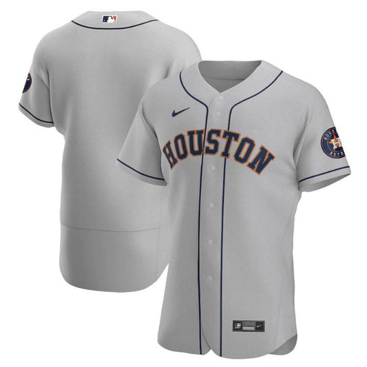 Houston Astros Team Road Pro Custom Unisex Jersey - Gray - Champions Jerseys