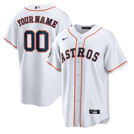 Houston Astros Team World Series Home Custom Unisex Jersey - White - Champions Jerseys