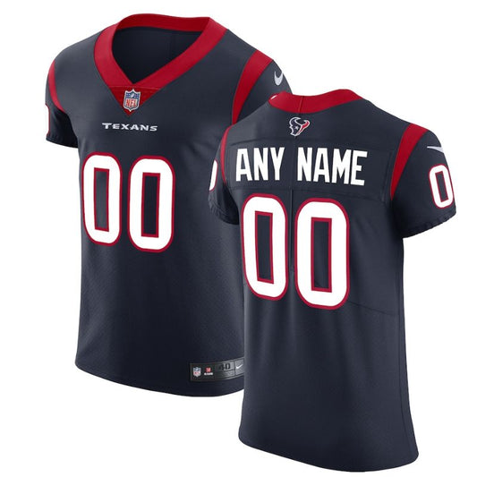 Houston Texans Team Vapor Untouchable Elite Unisex Custom Jersey - Navy - Champions Jerseys