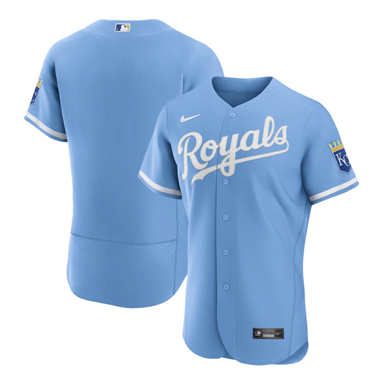 Kansas City Royals Unisex 2022 Alternate Custom Jersey - Light Blue - Champions Jerseys