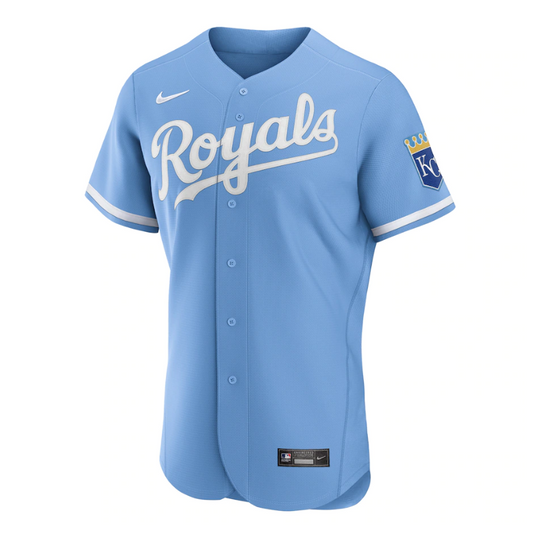 Kansas City Royals Unisex 2022 Alternate Custom Jersey - Light Blue - Champions Jerseys
