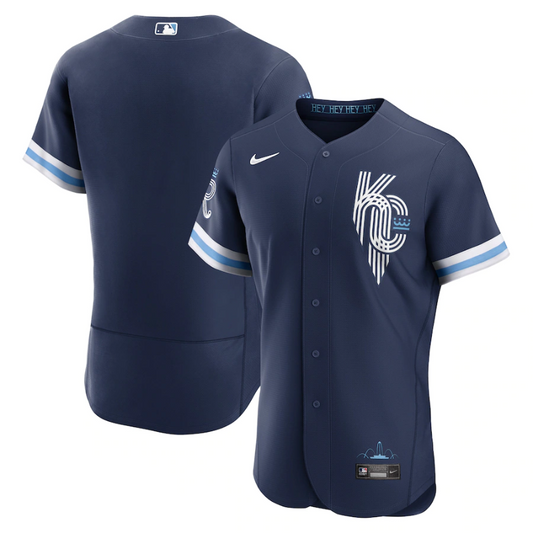 Kansas City Royals Unisex 2023 City Connect Custom Jersey - Navy - Champions Jerseys