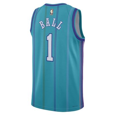 LaMelo Ball Charlotte Hornets Unisex 2023/24 Swingman Jersey - Classic Edition - Teal