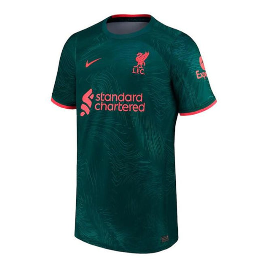 Liverpool Third Stadium Shirt 2022-23 Unisex Custom Jersey - Green - Jersey Teams World
