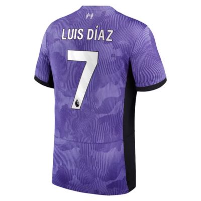 Luis Díaz Liverpool Third Stadium Shirt 2023-24 Jersey Player