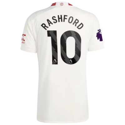 Rashford Manchester United 2023/24 Away Jersey - White