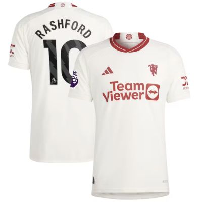 Rashford Manchester United 2023/24 Away Jersey - White