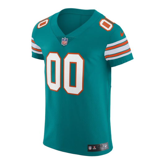 Miami Dolphins Elite Vapor Untouchable Customized Jersey 2023/24 - Aqua
