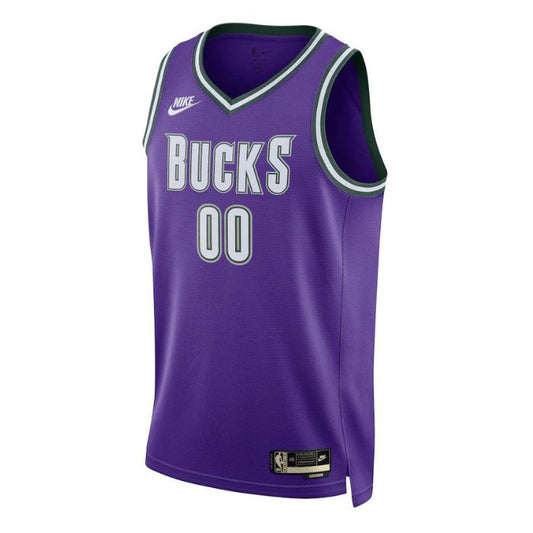 Milwaukee Bucks Unisex 2022/23 Custom Swingman Pro Official Jersey - Classic Edition - Purple - Champions Jerseys