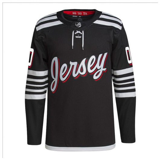 New Jersey Devils Unisex Alternate Primegreen Pro Custom Jersey - Black - Champions Jerseys