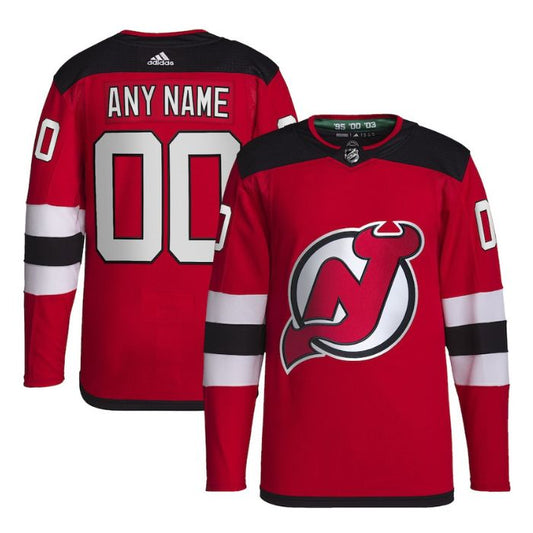 New Jersey Devils Unisex Home Primegreen Pro Custom Jersey - Red - Champions Jerseys