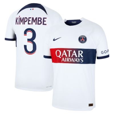 Presnel Kimpembe Paris Saint-Germain 2023/24 Away Player Jersey - White
