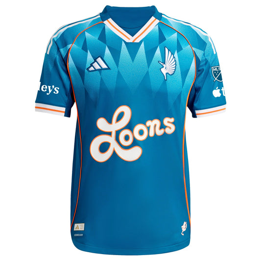 Minnesota United FC adidas 2025 Third Custom Jersey - Blue
