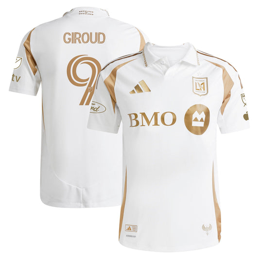 Olivier Giroud LAFC adidas 2025 Secondary Player Jersey - White