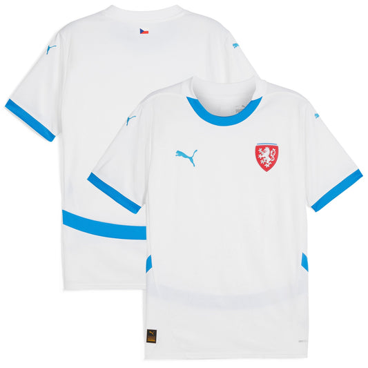Czech Republic National Team Puma 2024 Away Jersey - White