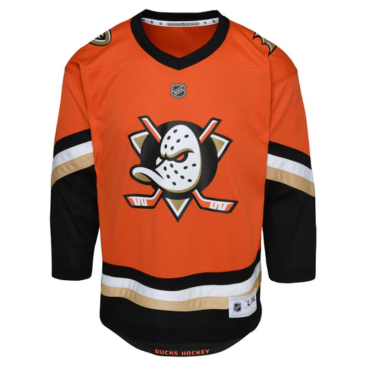 Toddler Orange Anaheim Ducks Home Jersey
