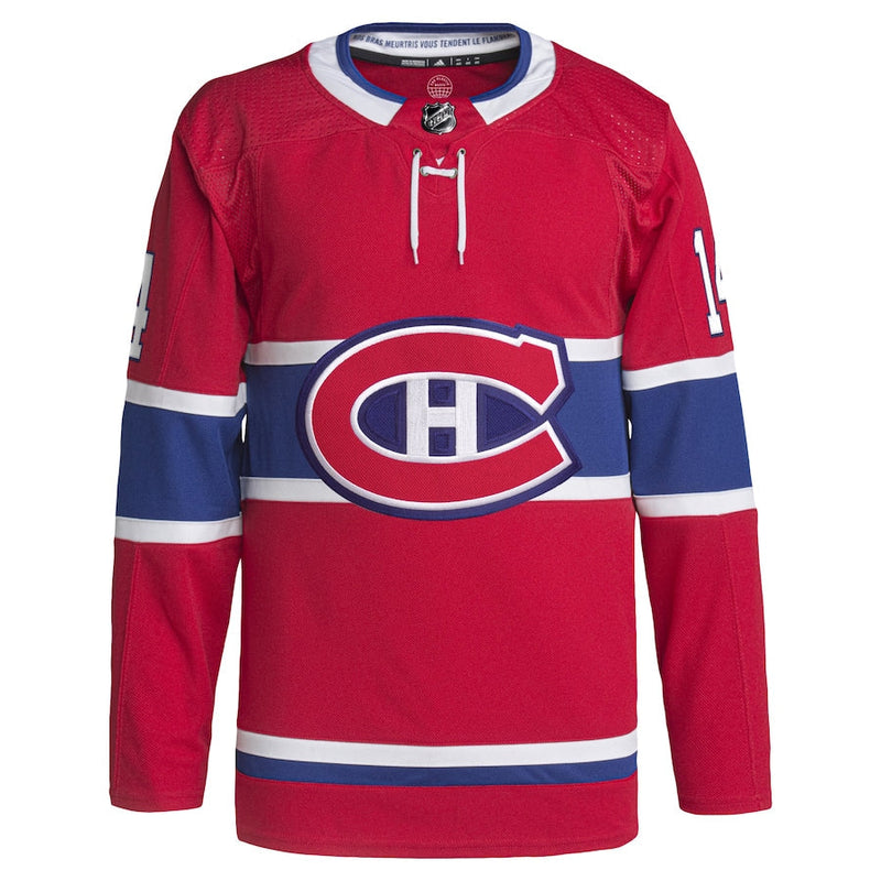 Nick Suzuki Montreal Canadiens adidas Home Primegreen Authentic Pro Player Jersey - Red