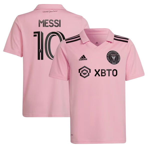 INTER MIAMI MESSI JERSEY 2023/24 KIDS PINK HEART BEAT KIT