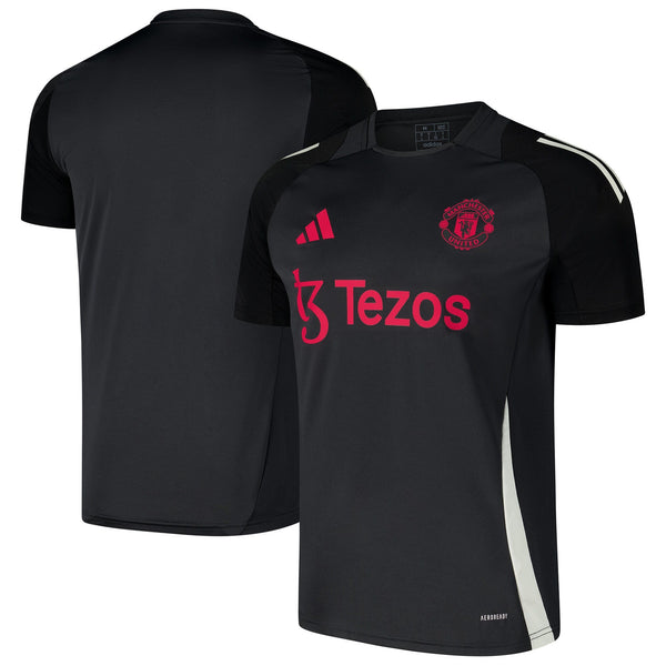 Manchester United adidas 2024/25 AEROREADY Training Jersey - Black