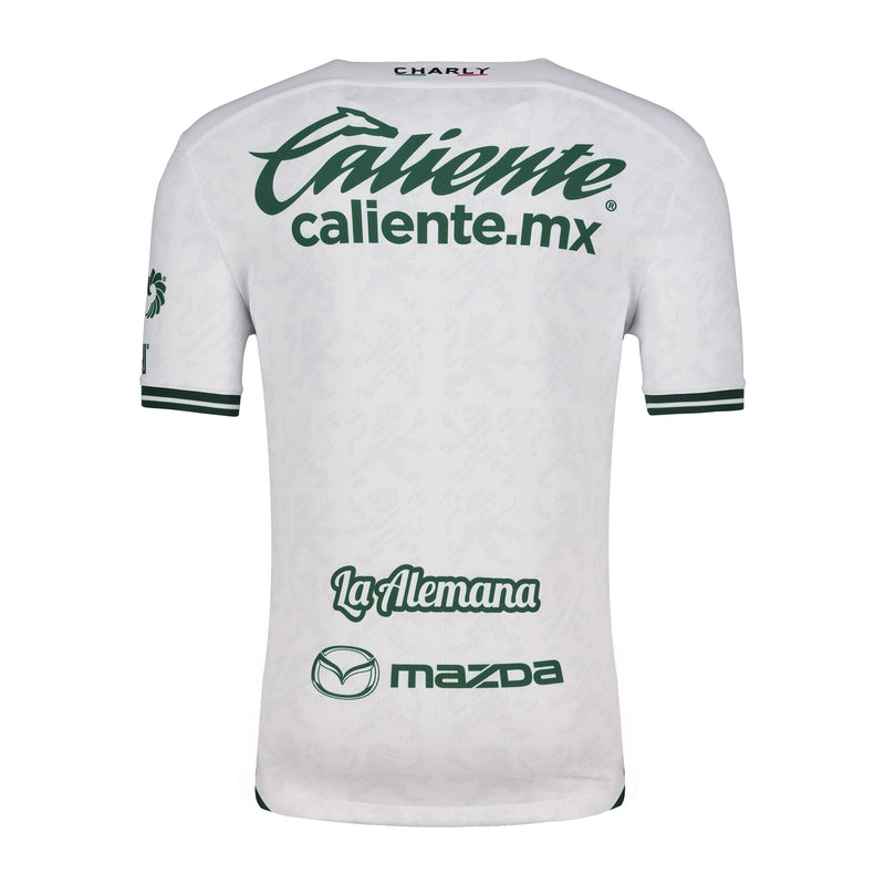 Club Leon Charly 2024/25 Away Jersey - White/Green