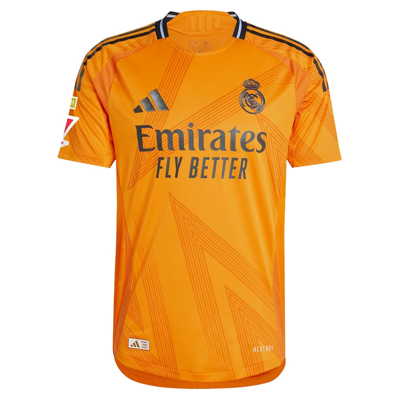 Kylian Mbappé Real Madrid adidas 2024/25 Away Jersey - Orange