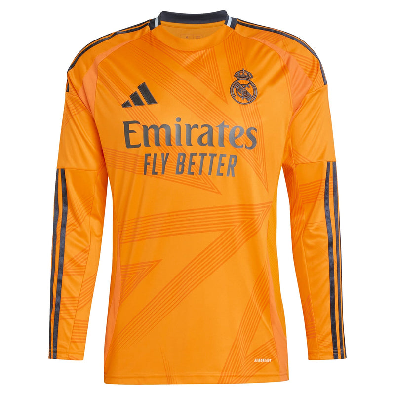 Real Madrid adidas 2024/25 Away Custom Jersey - Orange