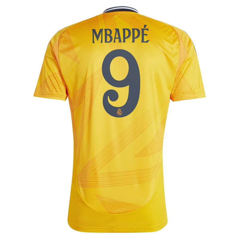 Kylian Mbappé Real Madrid adidas 2024/25 Away Player Jersey - Orange