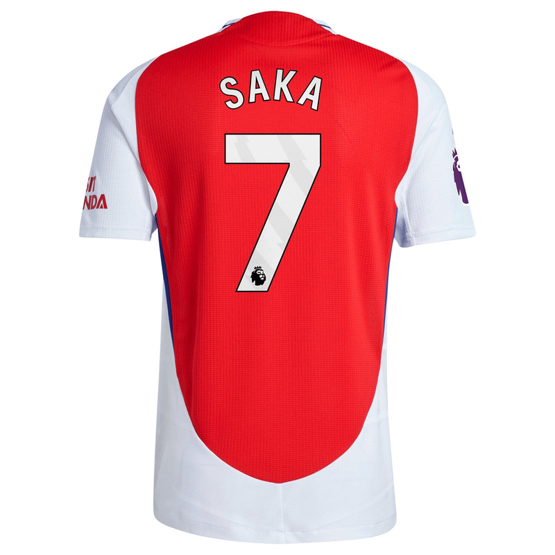 Bukayo Saka Arsenal adidas 2024/25 Home Player Jersey – Red