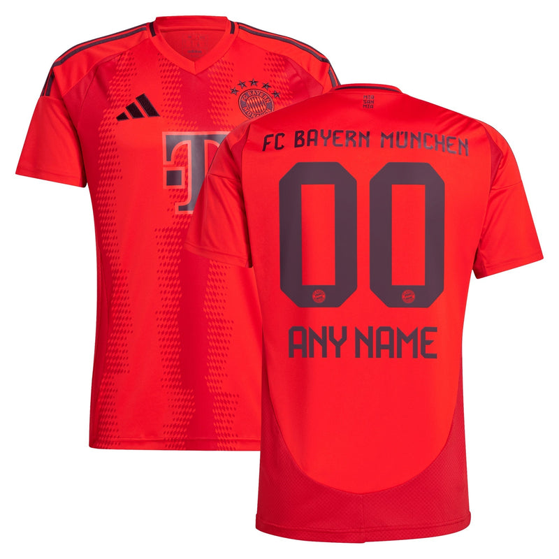 Bayern Munich adidas 2024/25 Home Custom Jersey - Red