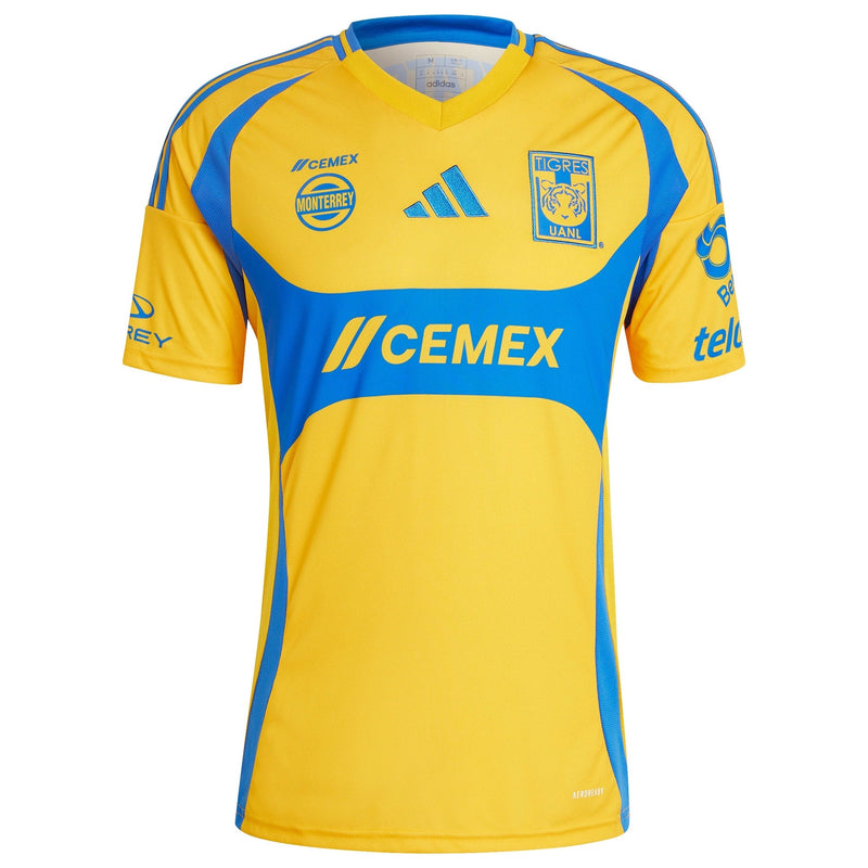 Tigres UANL adidas 2024/25 Home Jersey - Gold